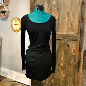 Express Knit & Mesh Dress S